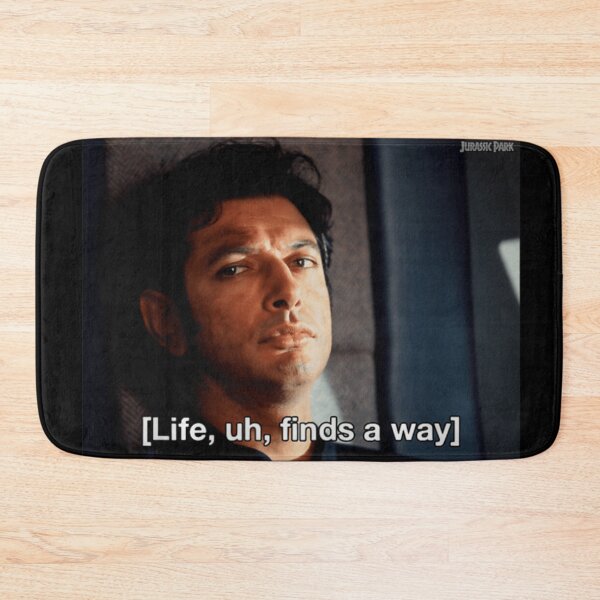 Item preview, Jurassic Park Life Finds A Way Goldblum Jeff Stare designed and sold by RenettaFunky.
