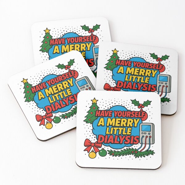Item preview, Have Yourself a Merry Little Dialysis | Funny Dialysis Christmas Design designed and sold by flowerpower999.