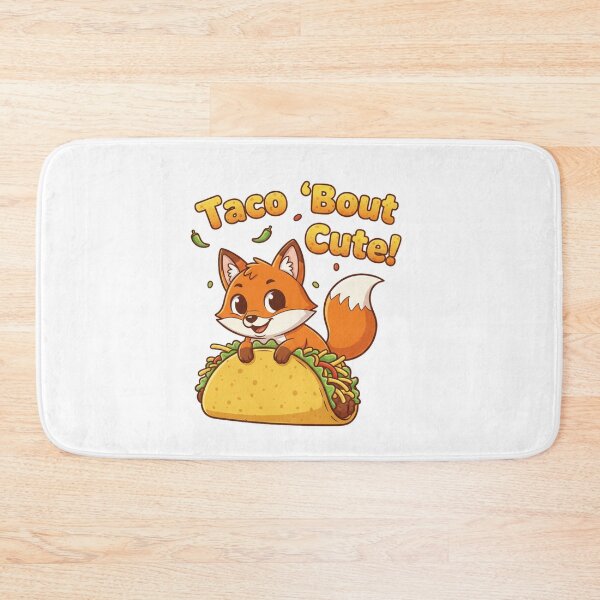 Item preview, Cute Fox Taco Pun – Funny Kawaii Food Lover Design designed and sold by Popettte.
