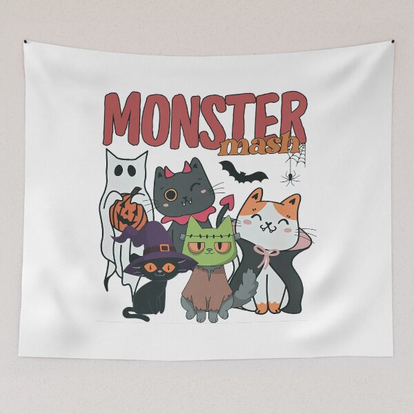 Item preview, Ghost Cat Meme Funny Halloween designed and sold by vifernndan.