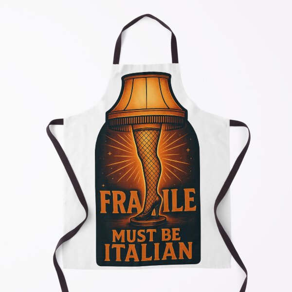 Item preview, Fragile Leg Lamp T-Shirt | Christmas Nostalgia Tee Sticker designed and sold by GeniePixel.