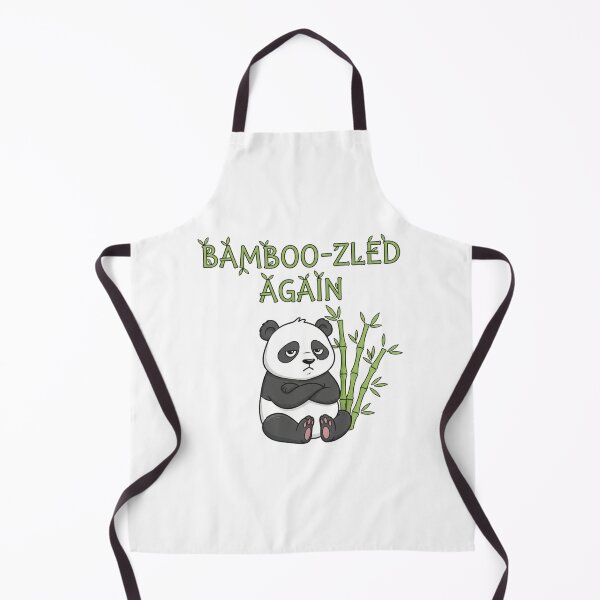 Item preview, .Grumpy Panda Pun – Bamboo-zled Again Cartoon designed and sold by Popettte.