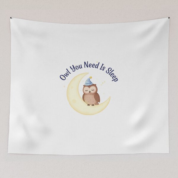 Item preview, Cute Owl Pun – Owl You Need Is Sleep designed and sold by Popettte.