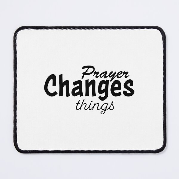 Item preview, Prayer Changes Things | Inspirational Christian Quote Typography Design designed and sold by CrossCrafted.