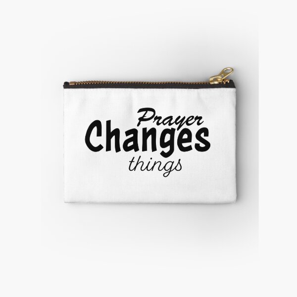 Item preview, Prayer Changes Things | Inspirational Christian Quote Typography Design designed and sold by CrossCrafted.