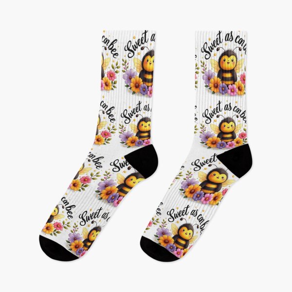Item preview, sweet as can bee,adorable cute bumble bee with flowers designed and sold by nicnacc.
