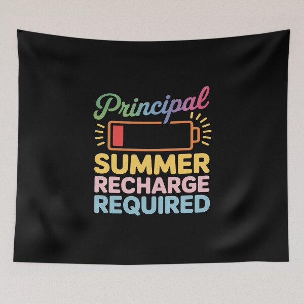 Item preview, Principal Summer Recharge Required Last Day School designed and sold by JonBarnes22.