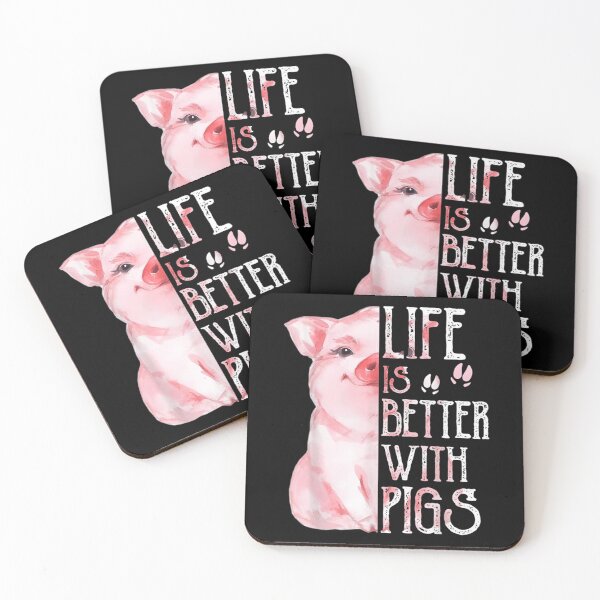 Item preview, Cute Pig Women Love Pigs — Life Is Better With Pigs designed and sold by LuisGomesRocha.
