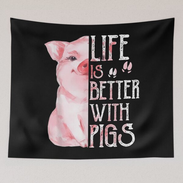 Item preview, Cute Pig Women Love Pigs — Life Is Better With Pigs designed and sold by LuisGomesRocha.