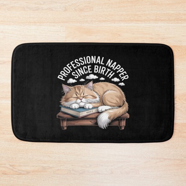 Item preview, Professional Napper Since Birth Lazy Cat Humor Lazy Cat designed and sold by JulienAureo.