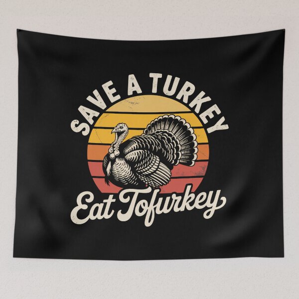 Item preview, Save A Turkey Eat Tofurkey Vegan Thanksgiving designed and sold by Bandikonsalez.