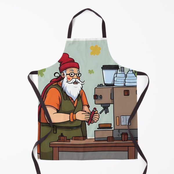Item preview, “Old Barista in Winter” designed and sold by nighttime1990.