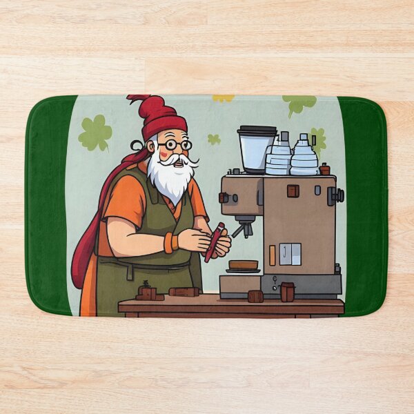 Item preview, “Old Barista in Winter” designed and sold by nighttime1990.