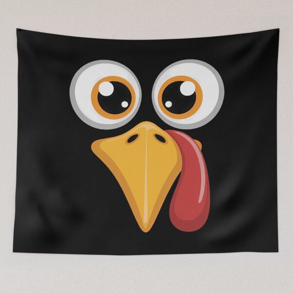 Item preview, Turkey Face Halloween Thanksgiving Teacher Nurse designed and sold by Bandikonsalez.