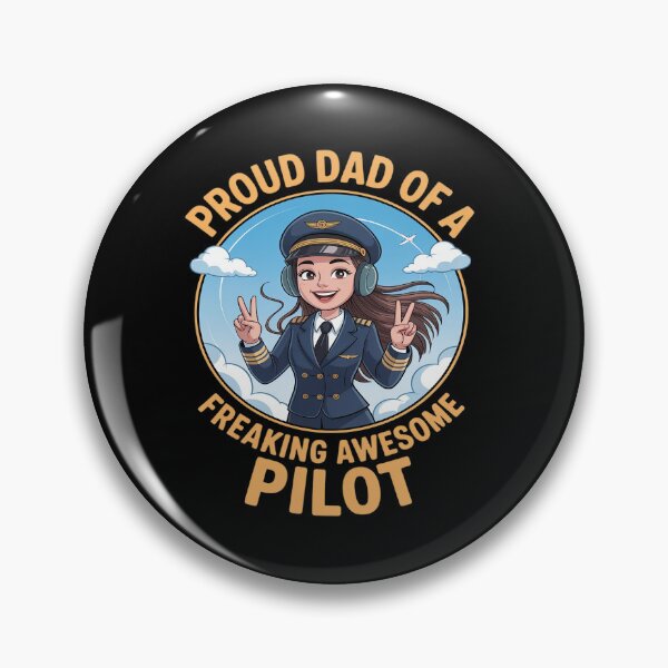 Item preview, Proud Dad of a freaking awesome Pilot designed and sold by tabdejinti.