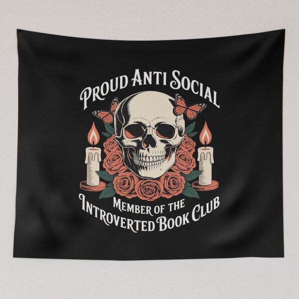 Item preview, Proud Anti Social Member Of Introverted Book Club designed and sold by tabdejinti.