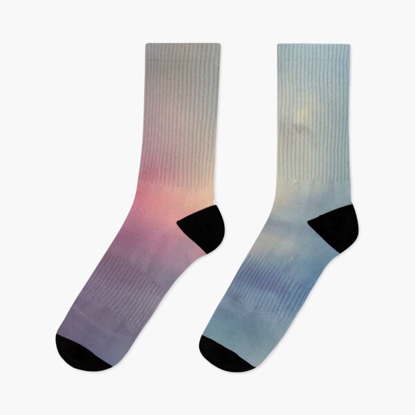 Item preview, Soft Pastel Horizon — Abstract Watercolor Sky with Gentle Light designed and sold by solynneart.