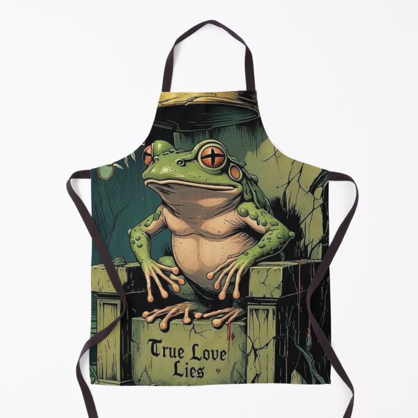 Item preview, The Frog Prince – Cursed Beneath the Crown | Dark Fairytale Gothic Art Print designed and sold by CreepyCurator.
