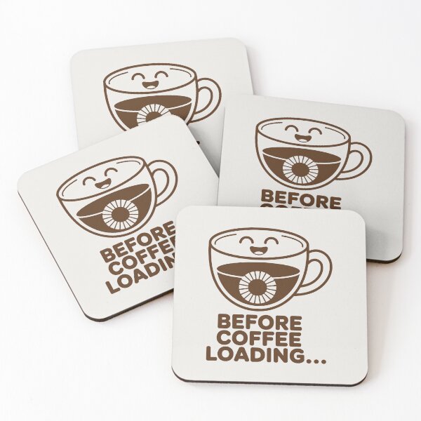 Item preview, Happy Coffee Cup with Loading Wheel Inside designed and sold by SplashTastic.