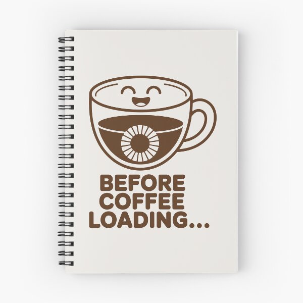 Item preview, Happy Coffee Cup with Loading Wheel Inside designed and sold by SplashTastic.