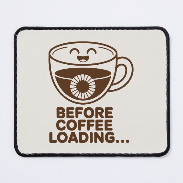 Item preview, Happy Coffee Cup with Loading Wheel Inside designed and sold by SplashTastic.