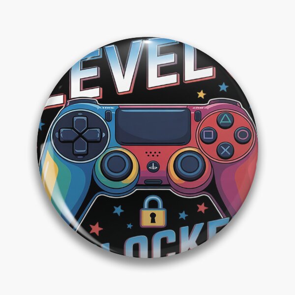Item preview, Level 8 Unlocked Awesome Since 2017 8th Birthday Gaming 6  designed and sold by BeetleMalon.