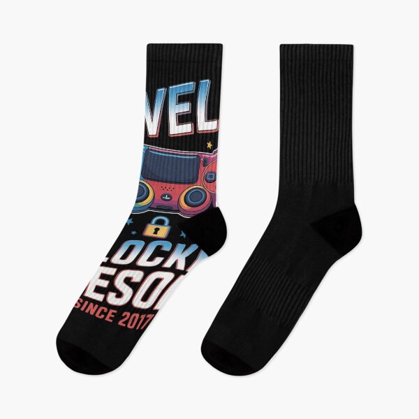 Item preview, Level 8 Unlocked Awesome Since 2017 8th Birthday Gaming 6  designed and sold by BeetleMalon.