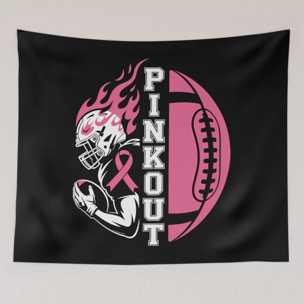 Item preview, Football Pink Out Team Breast Cancer designed and sold by Bandikonsalez.