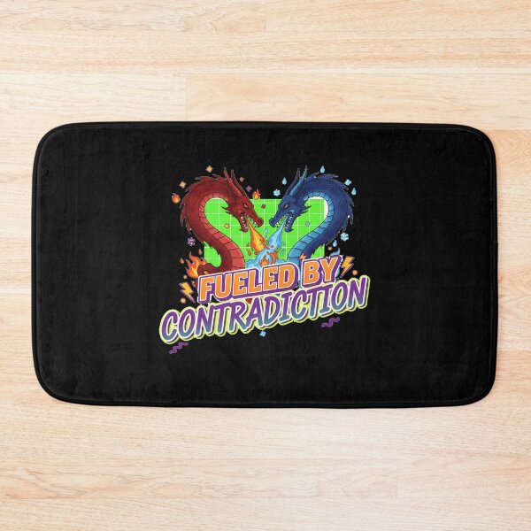 Item preview, Fueled By Contradiction - Fire and Ice Dragons designed and sold by ConfuseLab Alt.