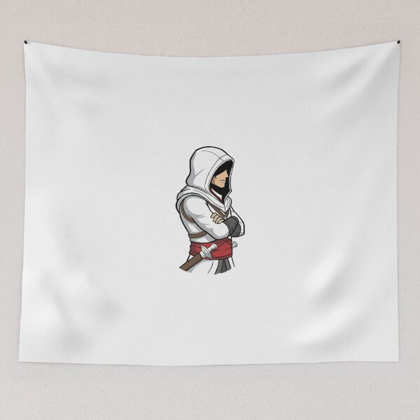 Item preview, Silent Hooded Assassin Minimal Warrior Cartoon Art designed and sold by holywarter.