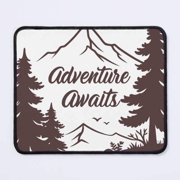 Item preview, Adventure Awaits Mountain & Forest Graphic designed and sold by Katsiampl.