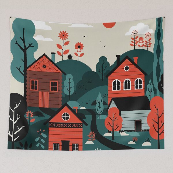 Item preview, Rural landscape designed and sold by Design4uStudio.
