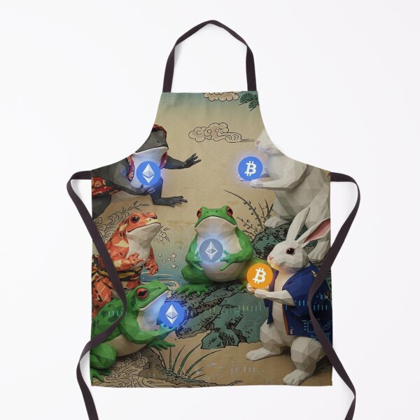 Item preview, Crypto Chōjū-giga: Frogs and Rabbits designed and sold by JapanNeoArt.