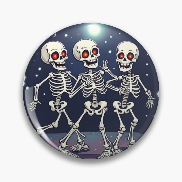 Item preview, Dancing Skeleton Trio Under the Moonlight designed and sold by StormVape.