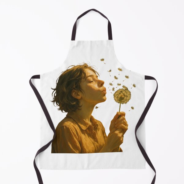Item preview, Golden Light and Dandelions – Dreamy Portrait in Warm Glow designed and sold by Siamcatshop.