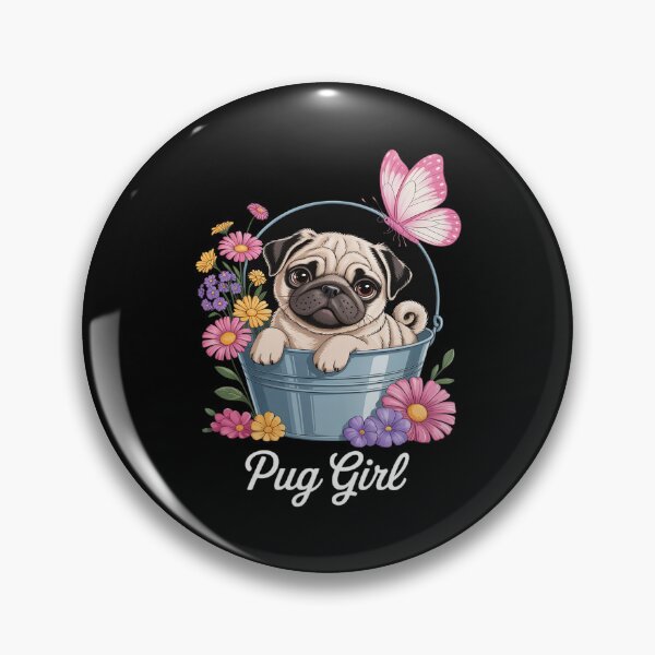Item preview, Pug Girl Sweet Pug Dog Owner Cute Pet Puppy Pug Breeding designed and sold by August4Laughs25.