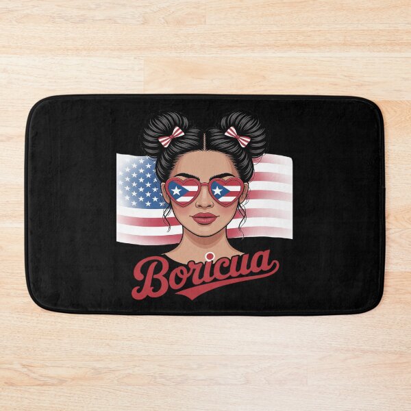 Item preview, Puerto Rico Hispanic Heritage Messy Bun Puerto Rican Girls designed and sold by August4Laughs25.