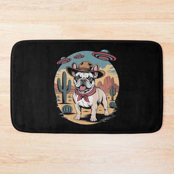 Item preview, PugDog Cowboy Cowgirl UFO Western Country Dog designed and sold by August4Laughs25.
