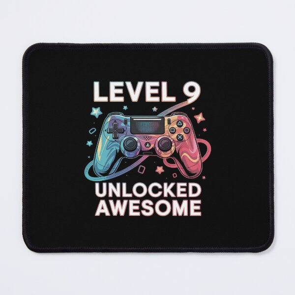 Item preview, Level 9 Unlocked Awesome Since 2016 9th Birthday Gaming designed and sold by BeetleMalon.
