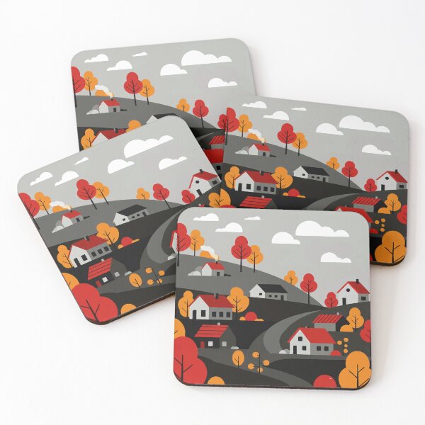 Item preview, Rural landscape in autumn designed and sold by Design4uStudio.