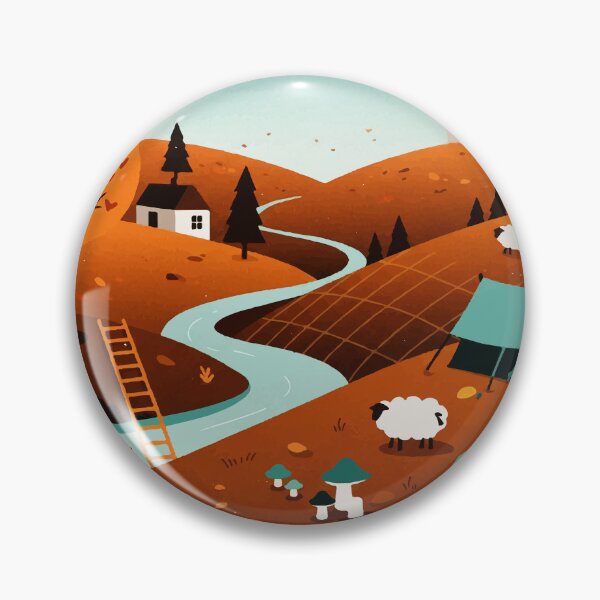 Item preview, Rural landscape in autumn designed and sold by Design4uStudio.