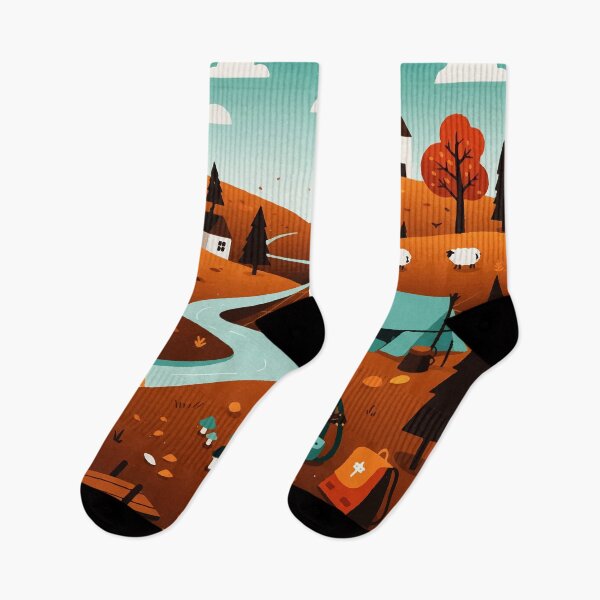 Item preview, Rural landscape in autumn designed and sold by Design4uStudio.