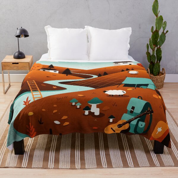 Item preview, Rural landscape in autumn designed and sold by Design4uStudio.