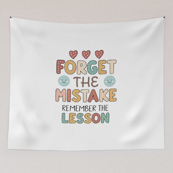 Item preview, Forget the mistake  designed and sold by nimmitrends.