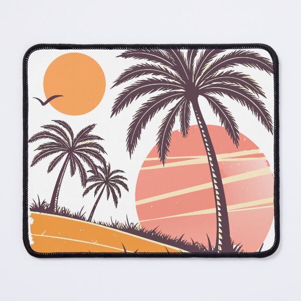 Item preview, Retro Tropical Sunset Palm Trees Graphic designed and sold by Katsiampl.