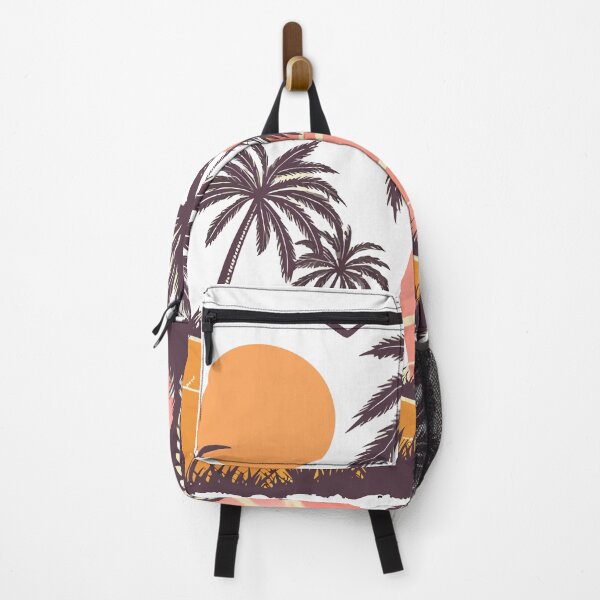 Item preview, Retro Tropical Sunset Palm Trees Graphic designed and sold by Katsiampl.