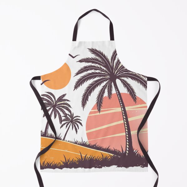 Item preview, Retro Tropical Sunset Palm Trees Graphic designed and sold by Katsiampl.