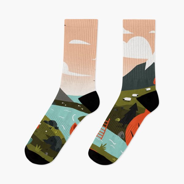 Item preview, Nature scene of a hiking trip designed and sold by Design4uStudio.