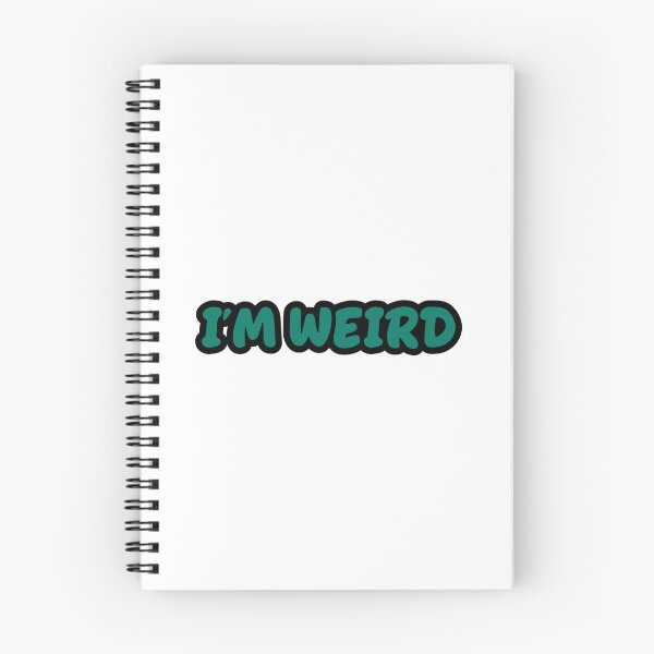 Item preview, I'm weird designed and sold by JesterGinn.