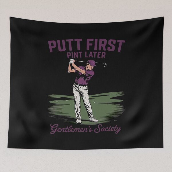 Item preview, Putt First Later Beer Golfing Golf designed and sold by Idarmotar.